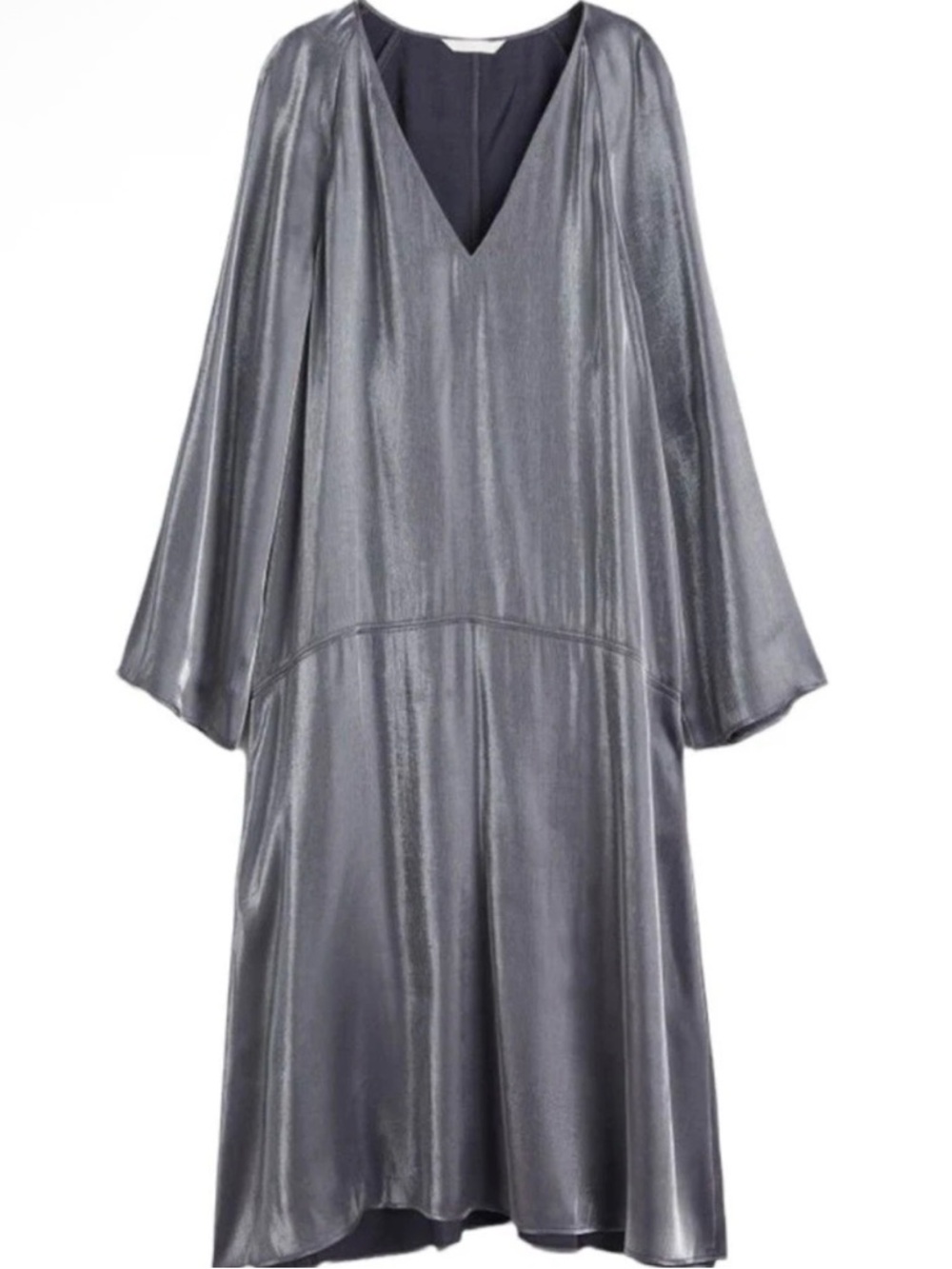 H&M Silver Metallic dress
